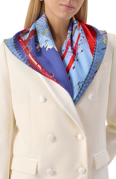 Шелковый платок FERRAGAMO, арт. 311595/746, фото 2