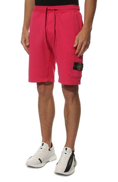 Хлопковые шорты STONE ISLAND, арт. 761564651, фото 3