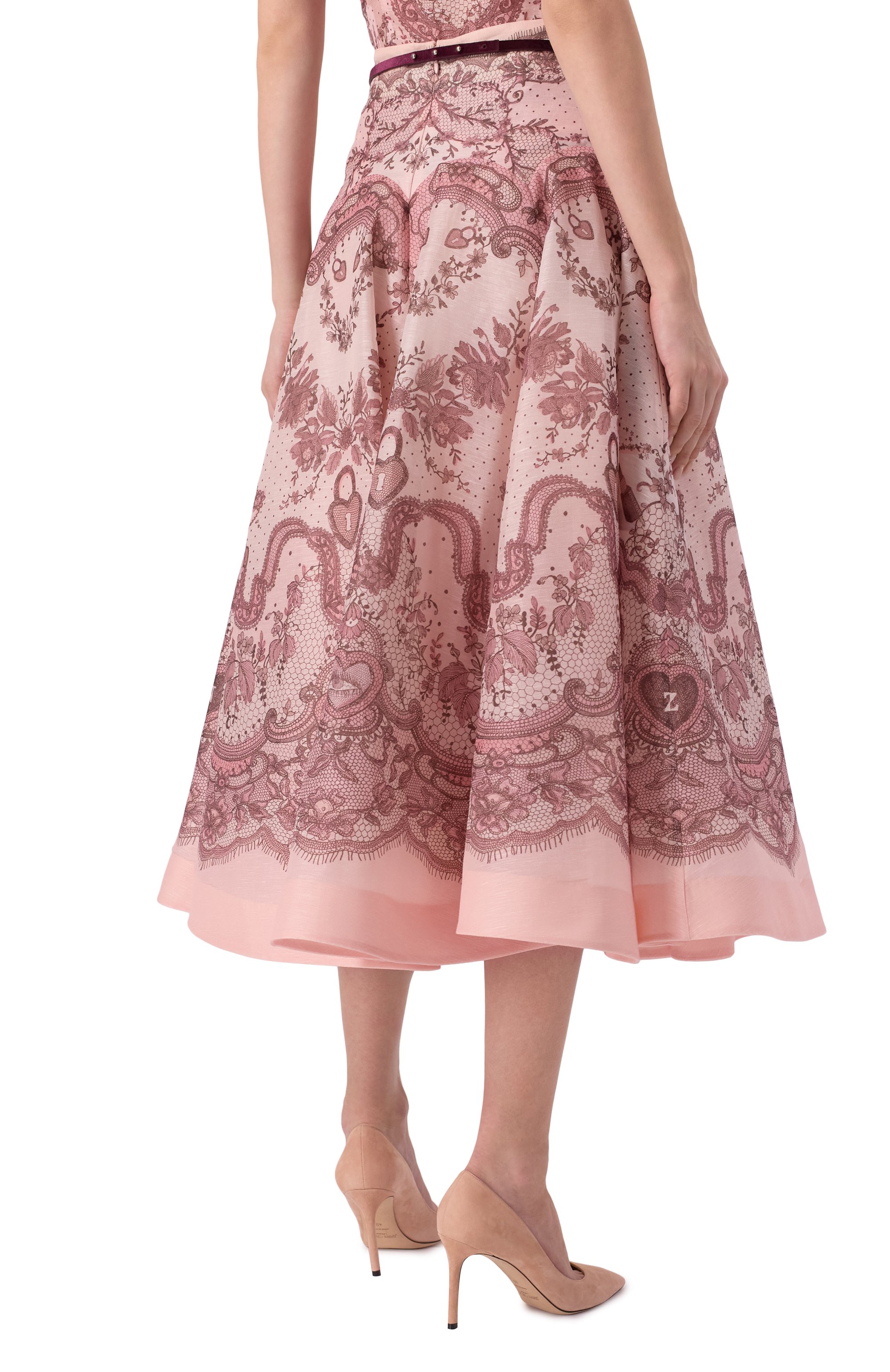 Юбка изо льна и шелка ZIMMERMANN, арт. 2272SR251, фото 4