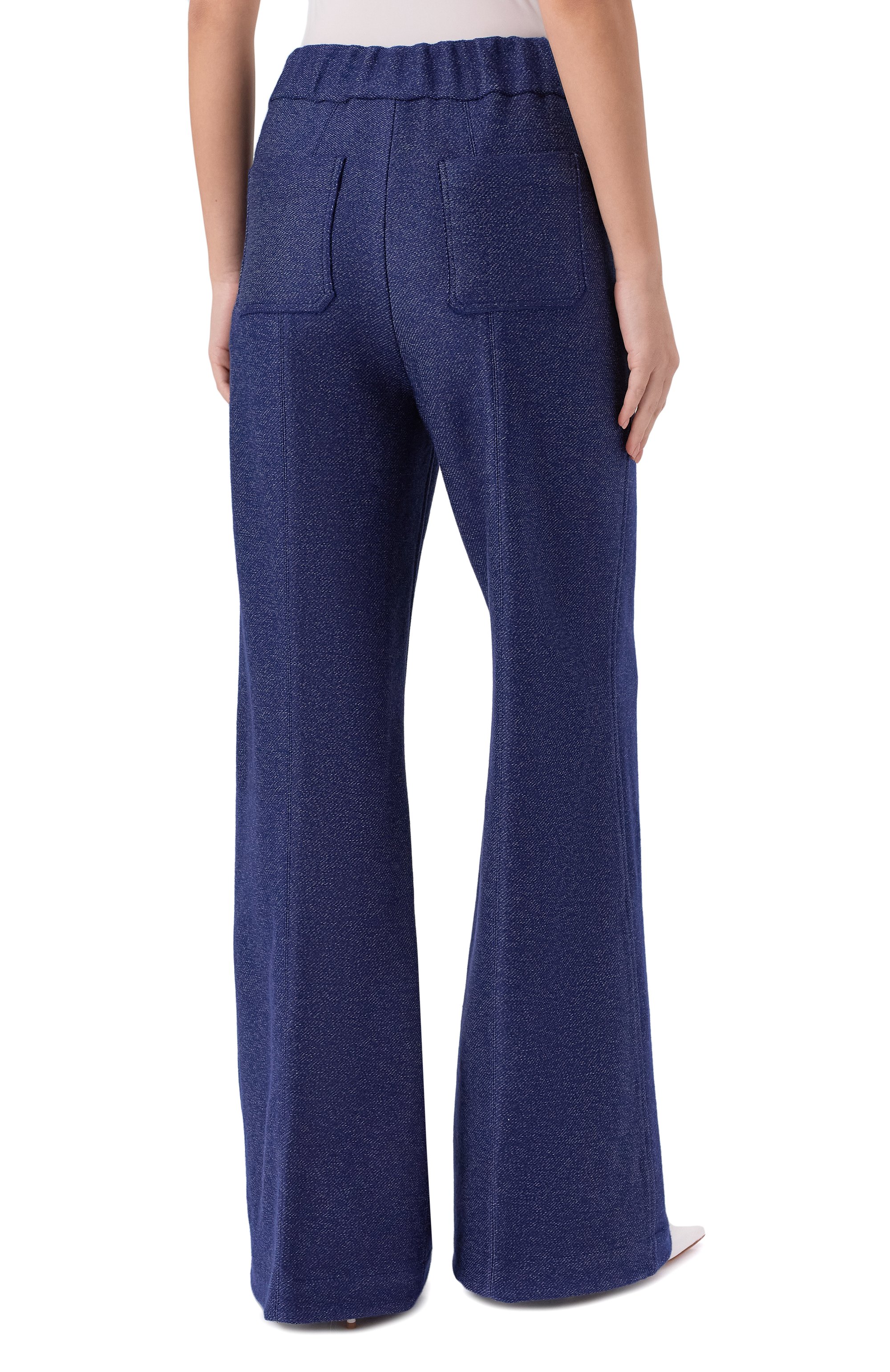 Шерстяные брюки FREEAGE синего цвета по цене 89980 руб., арт. WW26.PT180.2003.409, фото 4 Шерстяные брюки FREEAGE, арт. WW26.PT180.2003.409, фото 4