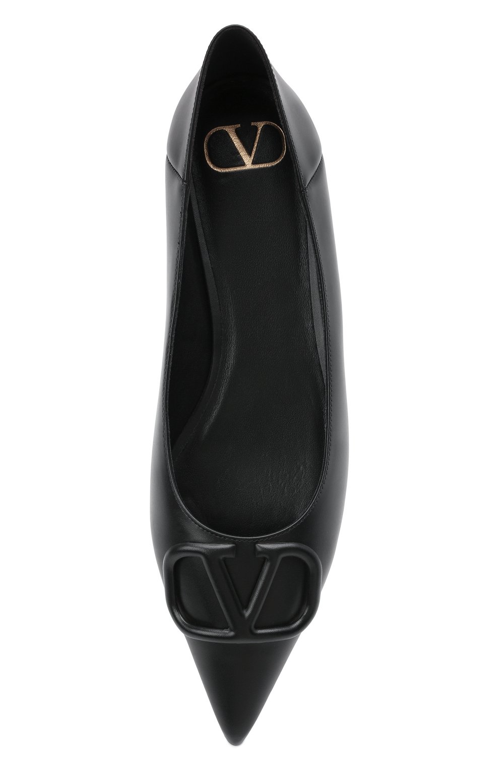 Кожаные балетки vlogo signature VALENTINO, арт. VW0S0BH4/MZF, фото 5