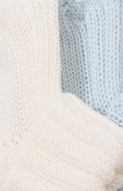 Комплект из двух пар носков CATYA голубого цвета по цене 3995 руб., арт. 327559, фото 3 Комплект из двух пар носков CATYA, арт. 327559, фото 3