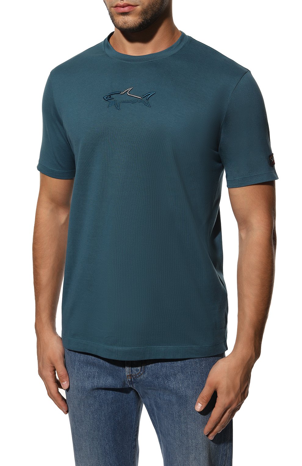 Хлопковая футболка PAUL&SHARK, арт. 12311647, фото 3