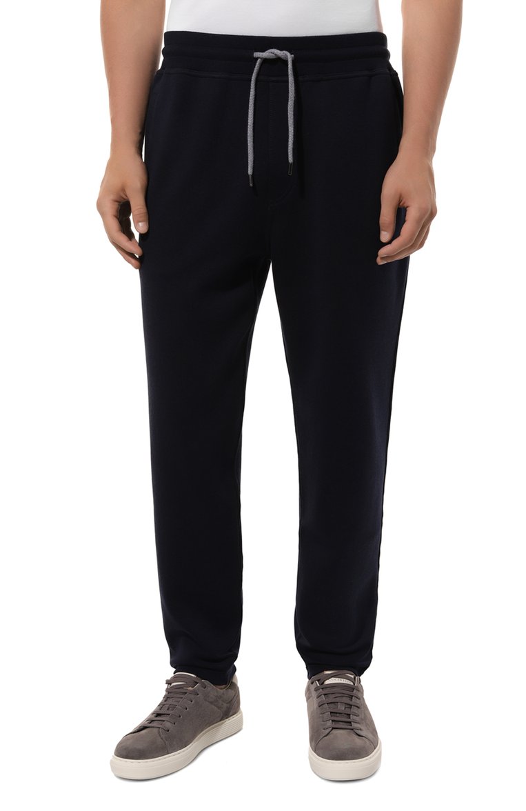 Брюки из хлопка и кашемира BRUNELLO CUCINELLI, арт. MM831B2330, фото 1