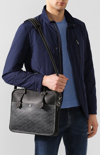 Кожаная сумка для ноутбука MOREAU, арт. SCAPMMIBVBBNSTB, фото 5