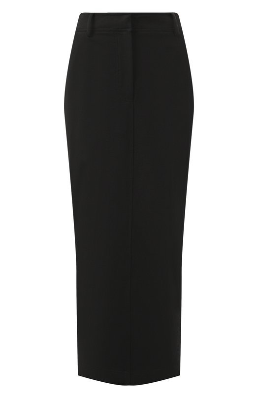 Хлопковая юбка Brunello Cucinelli MH827B1286 Чёрный MH827B1286