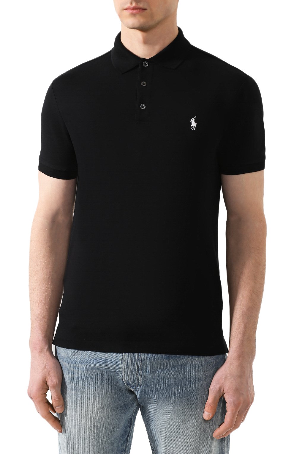 Хлопковое поло POLO RALPH LAUREN, арт. 710541705, фото 3