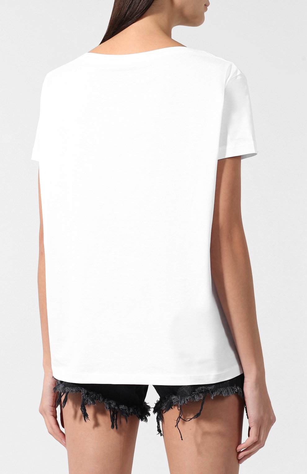 Хлопковая футболка с круглым вырезом ACNE STUDIOS, арт. 15F171/W, фото 4