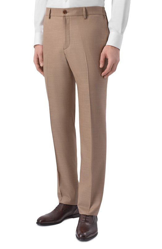 Костюм из шерсти и шелка Stefano Ricci S1SF432800/WK001U_001 Бежевый  S1SF432800/WK001U_001 Фото 4