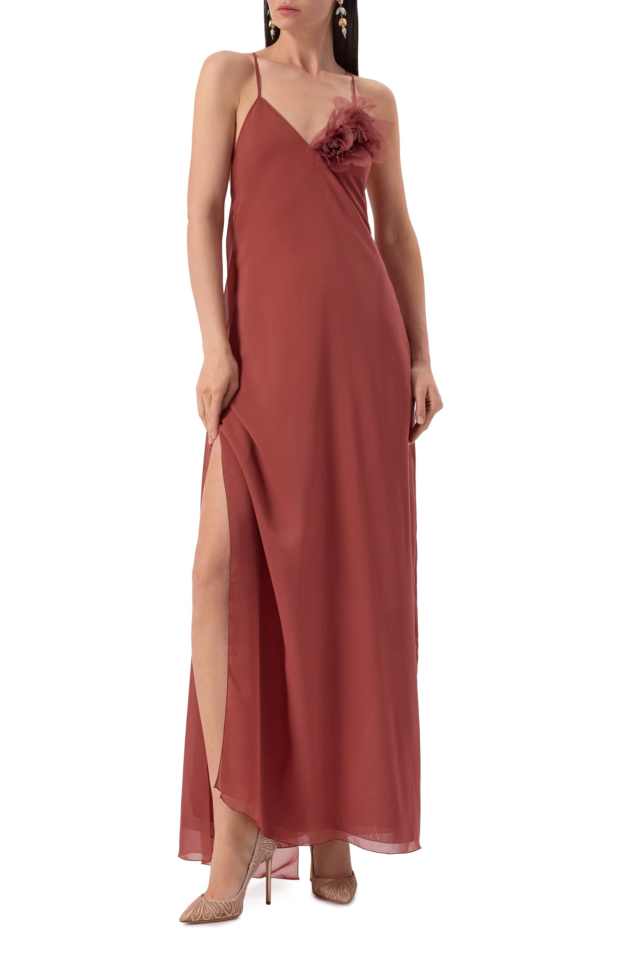 Текстильные туфли chantilly 105 AQUAZZURA, арт. CHNHIGP0/MFS, фото 2