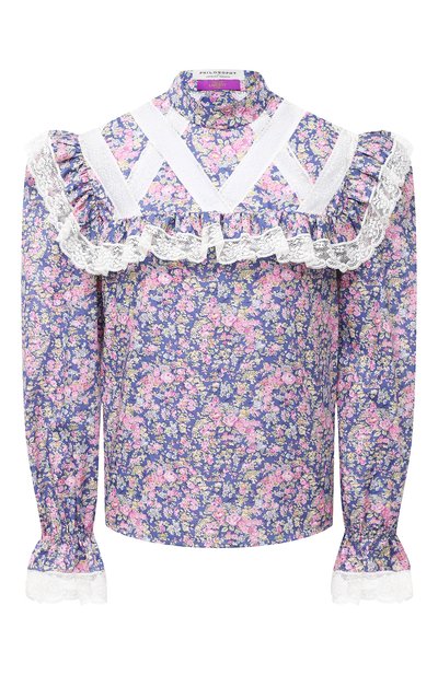 Женская хлопковая блузка PHILOSOPHY DI LORENZO SERAFINI, арт. J0212/5748