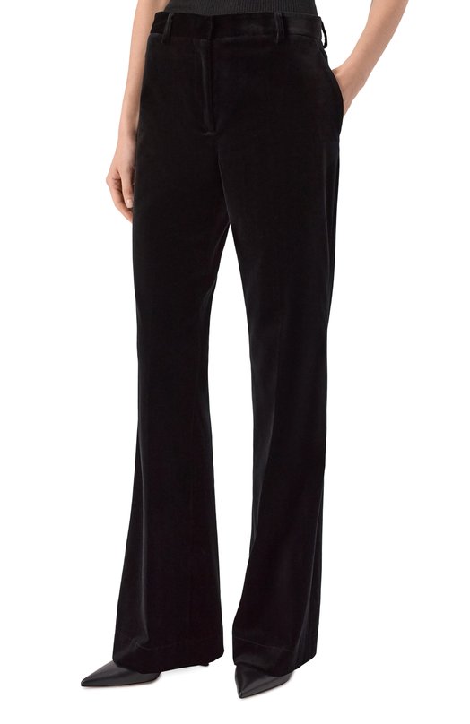 Бархатные брюки Antonelli Firenze K8019P/682B Чёрный  K8019P/682B Фото 3