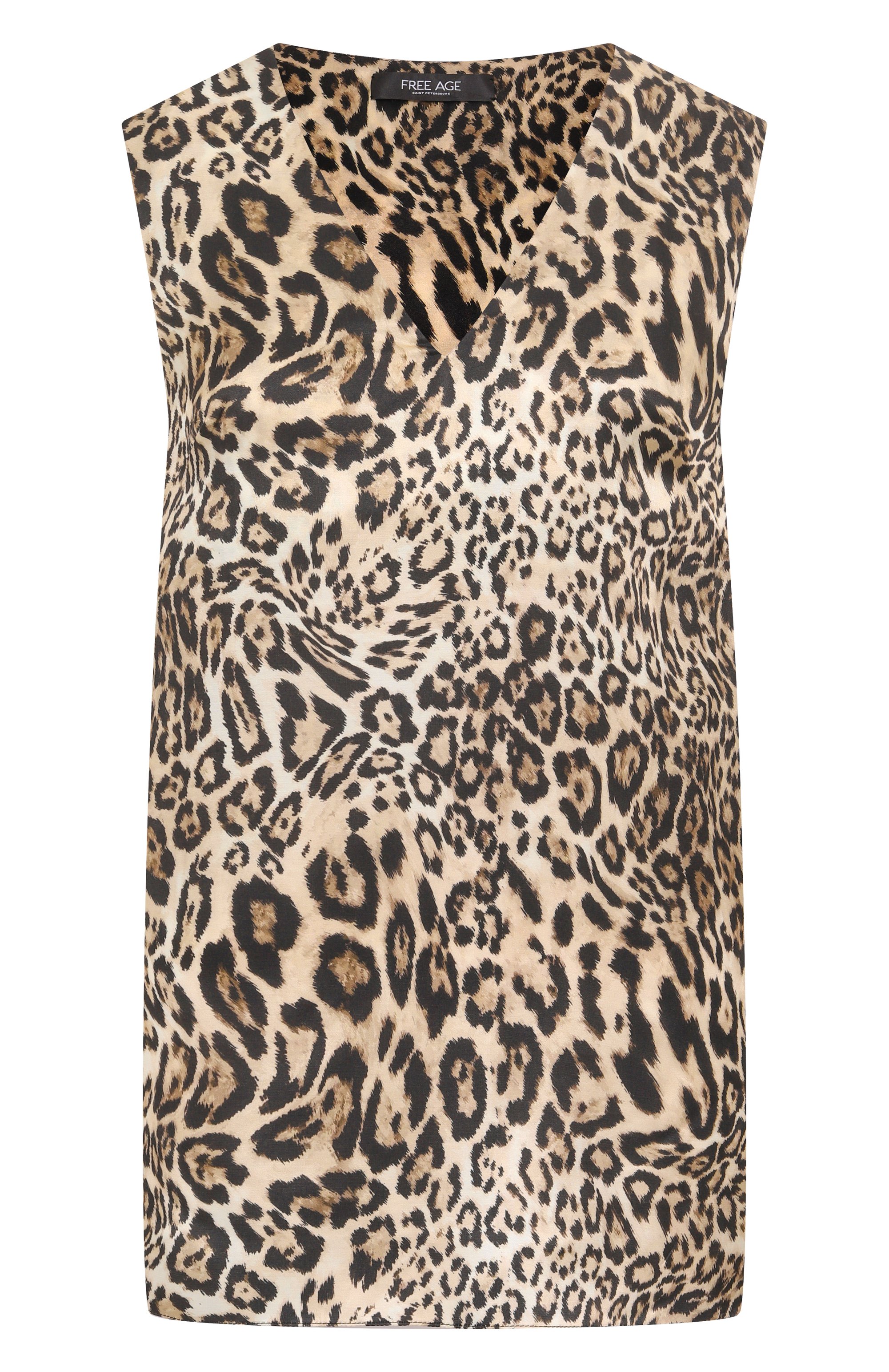 Топ из хлопка и шелка FREEAGE, арт. WS24.TP078M.6001.9012, фото 1