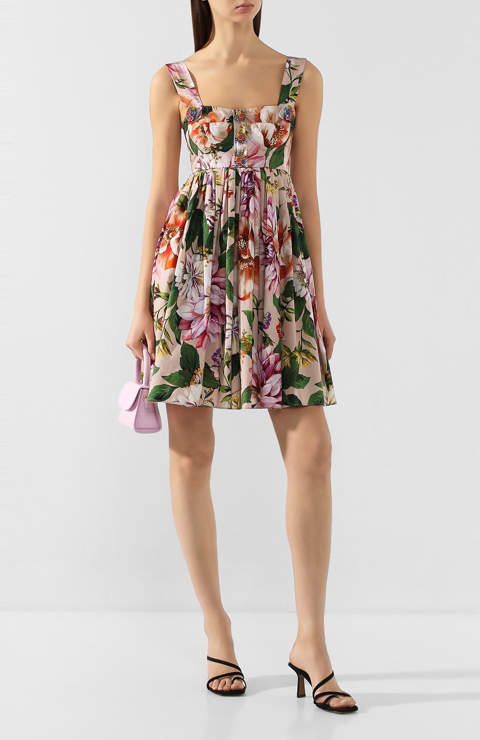 Хлопковое платье DOLCE & GABBANA, арт. F6I0WT/HS5F8, фото 2
