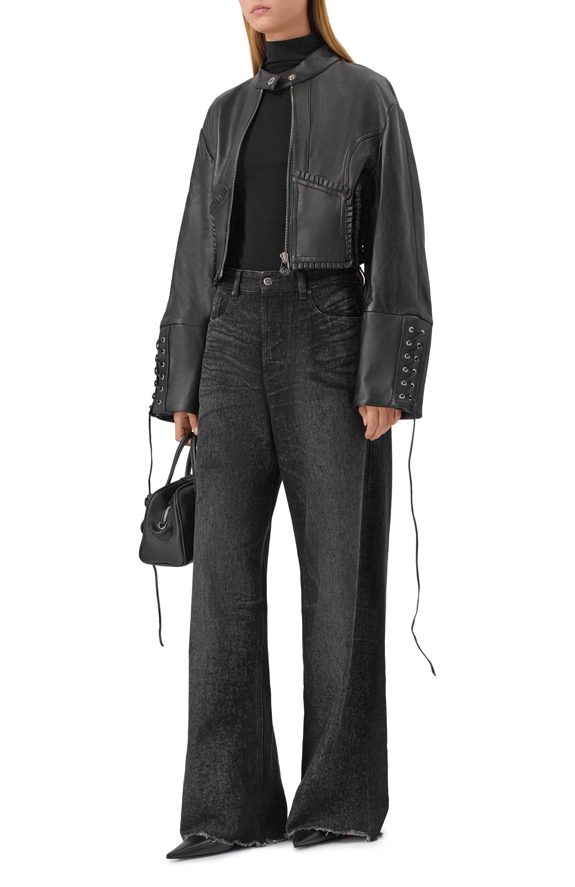 Кожаная куртка BLUMARINE, арт. 4L070A, фото 2