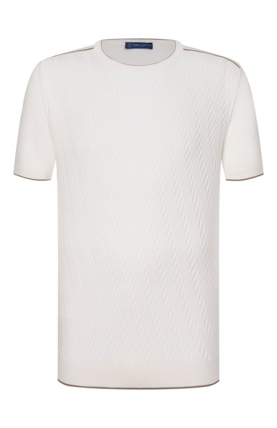 Мужской джемпер из хлопка и шелка ANDREA CAMPAGNA, арт. SU26ST200-00/FST262