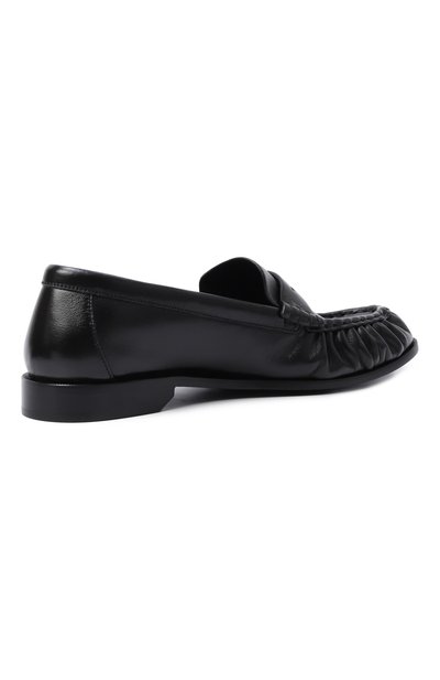 Кожаные пенни-лоферы SAINT LAURENT, арт. 775867/AA00K, фото 5
