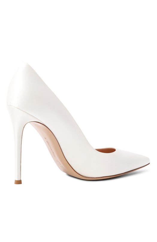 Текстильные туфли Gianvito 105 Gianvito Rossi G28470.15RIC.RASBIAN Белый  G28470.15RIC.RASBIAN Фото 5