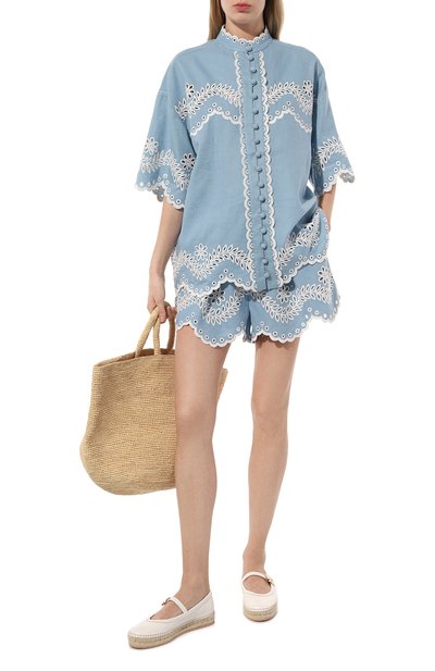 Хлопковая блузка ZIMMERMANN, арт. 8432TRS243, фото 2