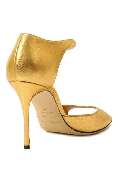 Кожаные босоножки godiva 90 SERGIO ROSSI, арт. B11930/MINL01, фото 5