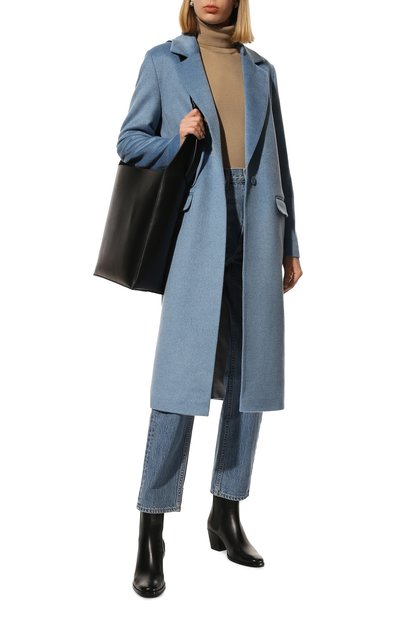 Пальто из шерсти и кашемира SEVEN LAB, арт. CMAR azure, фото 2