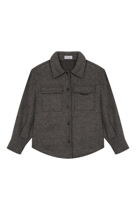 Шерстяная куртка-рубашка BRUNELLO CUCINELLI, арт. BD565C437A