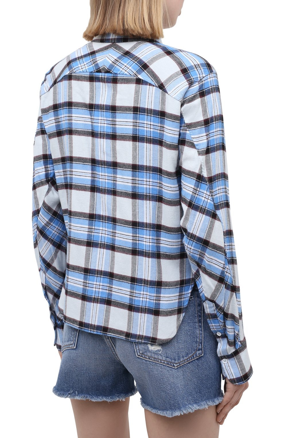 Рубашка из вискозы и хлопка RAG AND BONE, арт. WCW21HA005N905, фото 4
