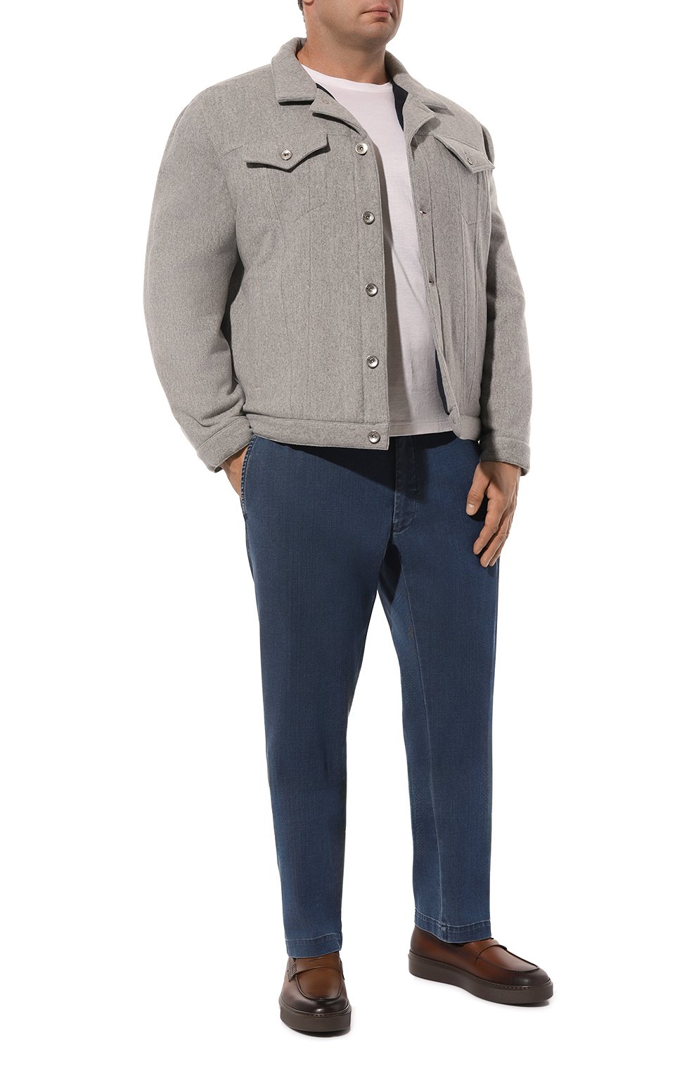 Утепленная куртка-рубашка BRUNELLO CUCINELLI, арт. MT4976880, фото 2