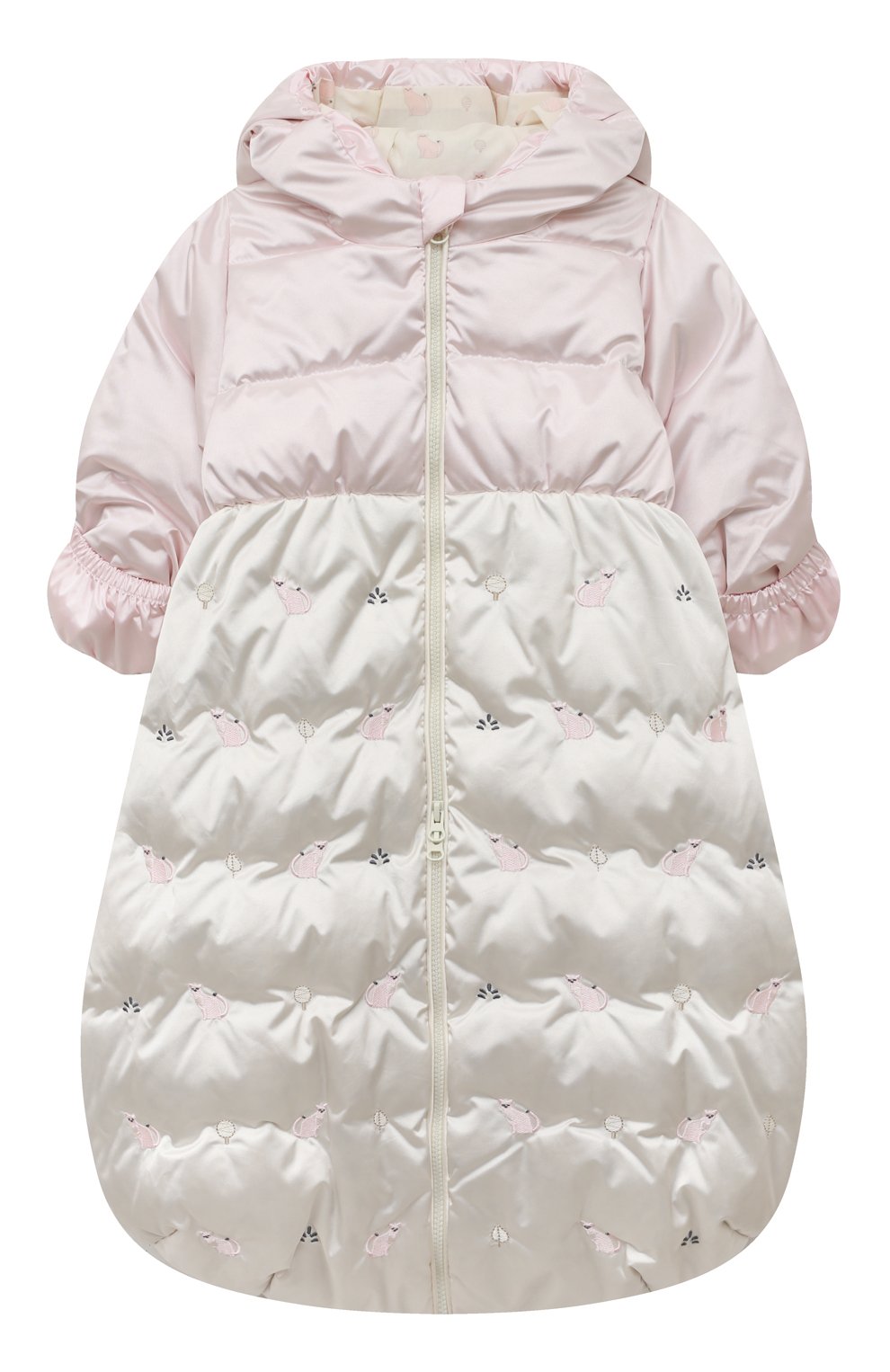 Пуховый конверт CHEPE розового цвета по цене 9800 руб., арт. 391160, фото 1 Пуховый конверт CHEPE, арт. 391160, фото 1