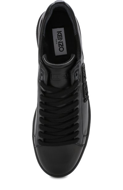 Кожаные кеды KENZO черного цвета по цене 36950 руб., арт. 5SN127L50, фото 5 Кожаные кеды KENZO, арт. 5SN127L50, фото 5