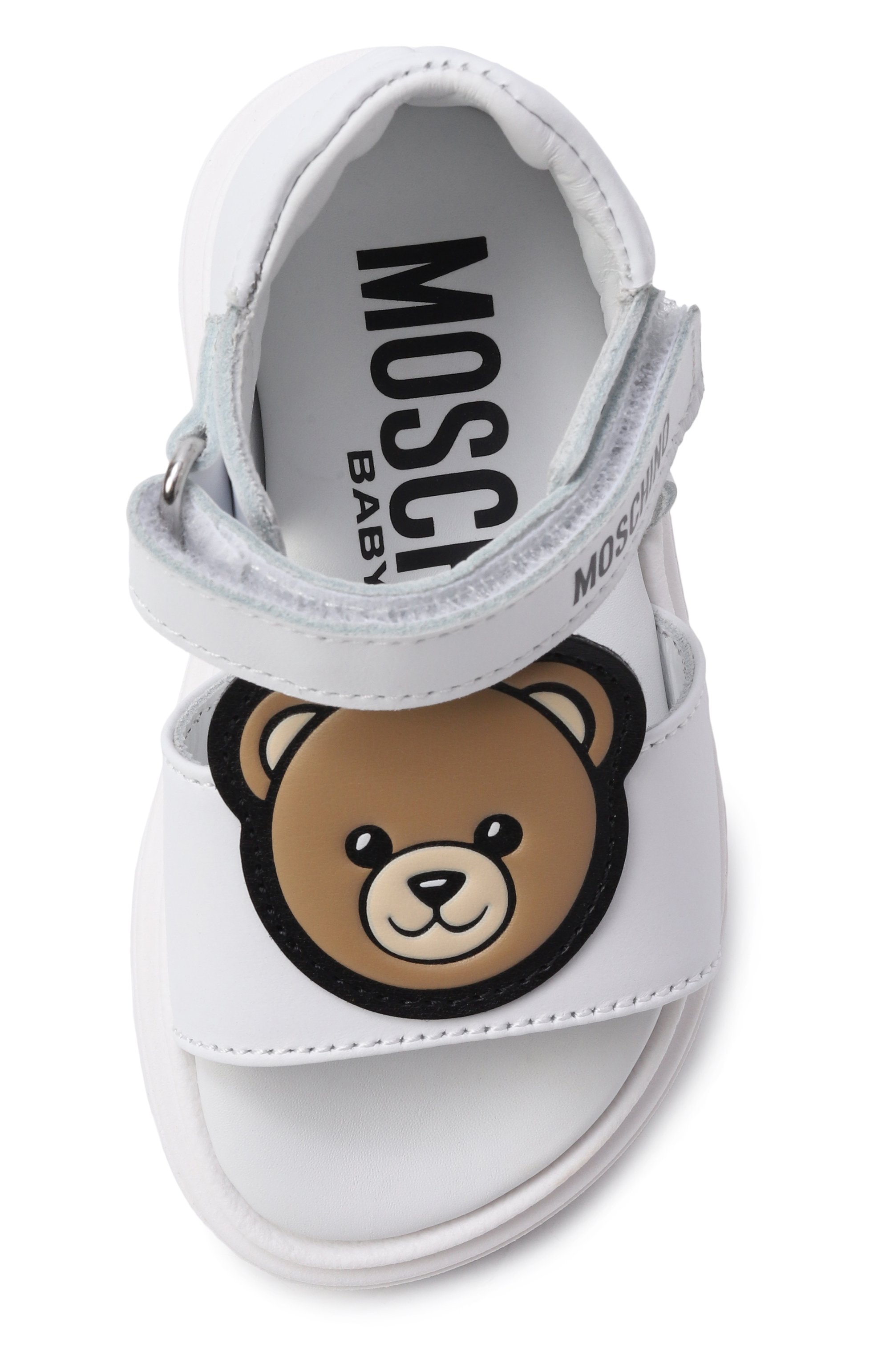 Кожаные сандалии MOSCHINO, арт. 82931/VARA0, фото 4