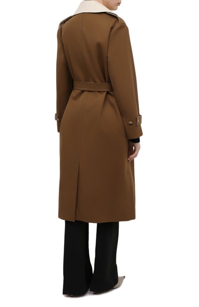 Хлопковый тренч LORO PIANA коричневого цвета по цене 330000 руб., арт. FAL5617, фото 4 Хлопковый тренч LORO PIANA, арт. FAL5617, фото 4