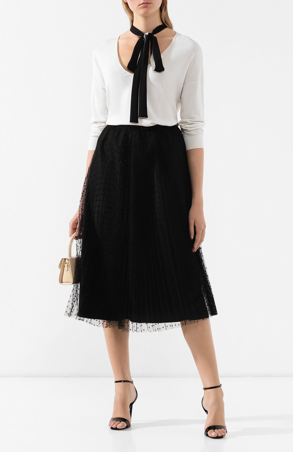 Пуловер из смеси шерсти и шелка REDVALENTINO, арт. SR3KCA80/4A7, фото 2