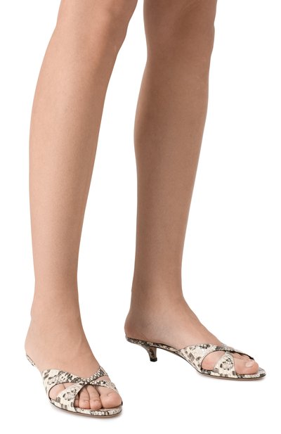 Кожаные мюли laila 35 PARIS TEXAS бежевого цвета по цене 69150 руб., арт. PX1513/XPRWP, фото 3 Кожаные мюли laila 35 PARIS TEXAS, арт. PX1513/XPRWP, фото 3