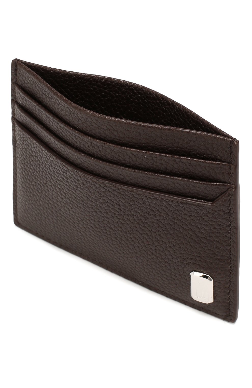 Кожаный футляр для кредитных карт DUNHILL темно-коричневого цвета по цене 19950 руб., арт. DU19F220CAR, фото 3 Кожаный футляр для кредитных карт DUNHILL, арт. DU19F220CAR, фото 3