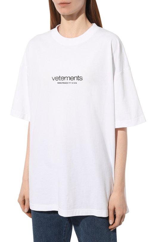 фото Хлопковая футболка vetements