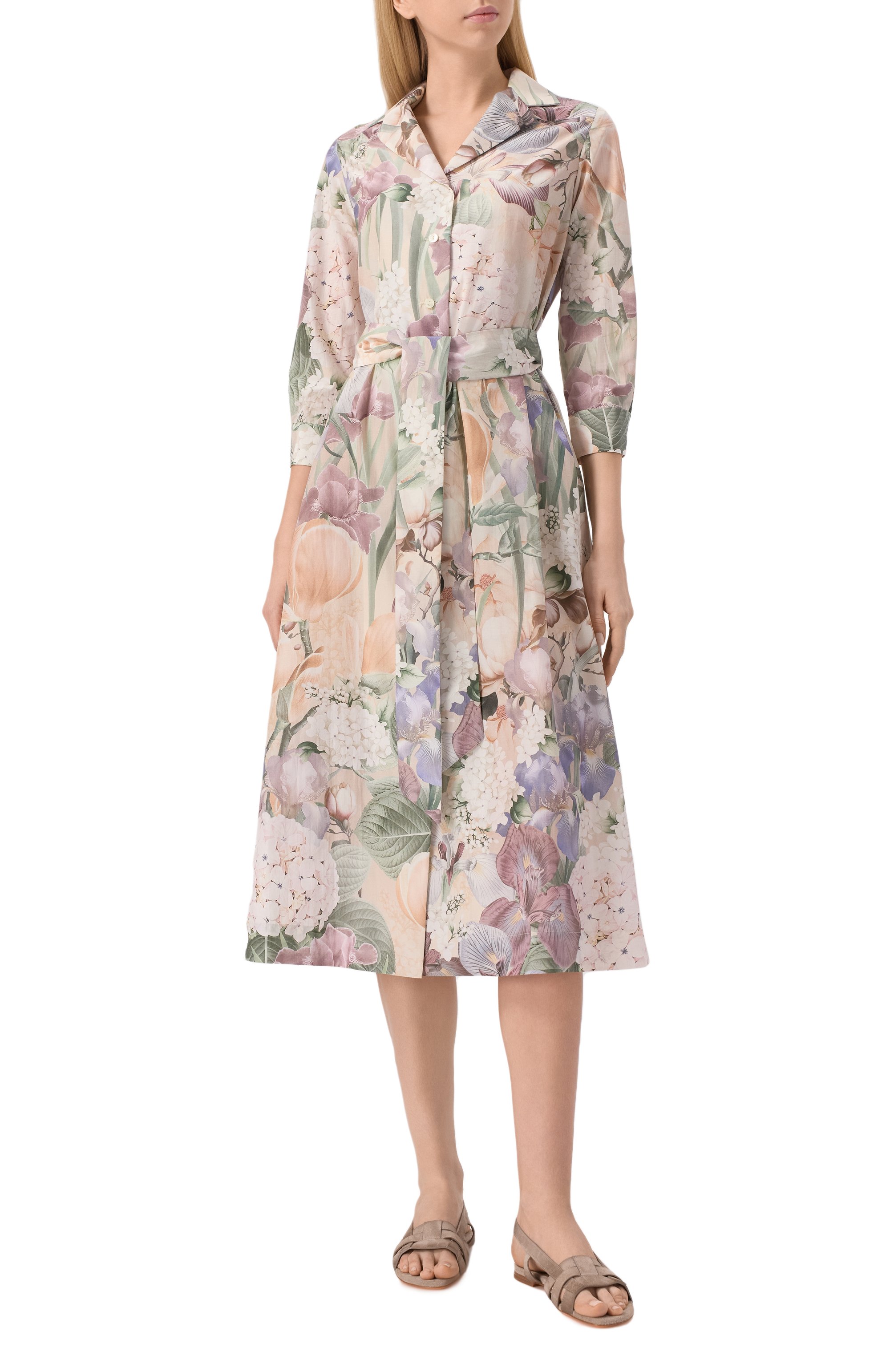 Платье из хлопка и шелка COLOMBO, арт. AB00355/F/T0294-U-1Y, фото 3