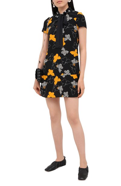 Шелковое платье REDVALENTINO разноцветного цвета по цене 79450 руб., арт. UR0VAF05/5EF, фото 2 Шелковое платье REDVALENTINO, арт. UR0VAF05/5EF, фото 2