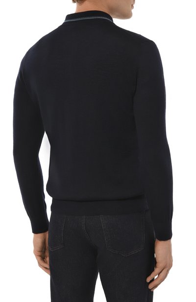 Шерстяное поло CANALI, арт. C1045/MK02148, фото 4