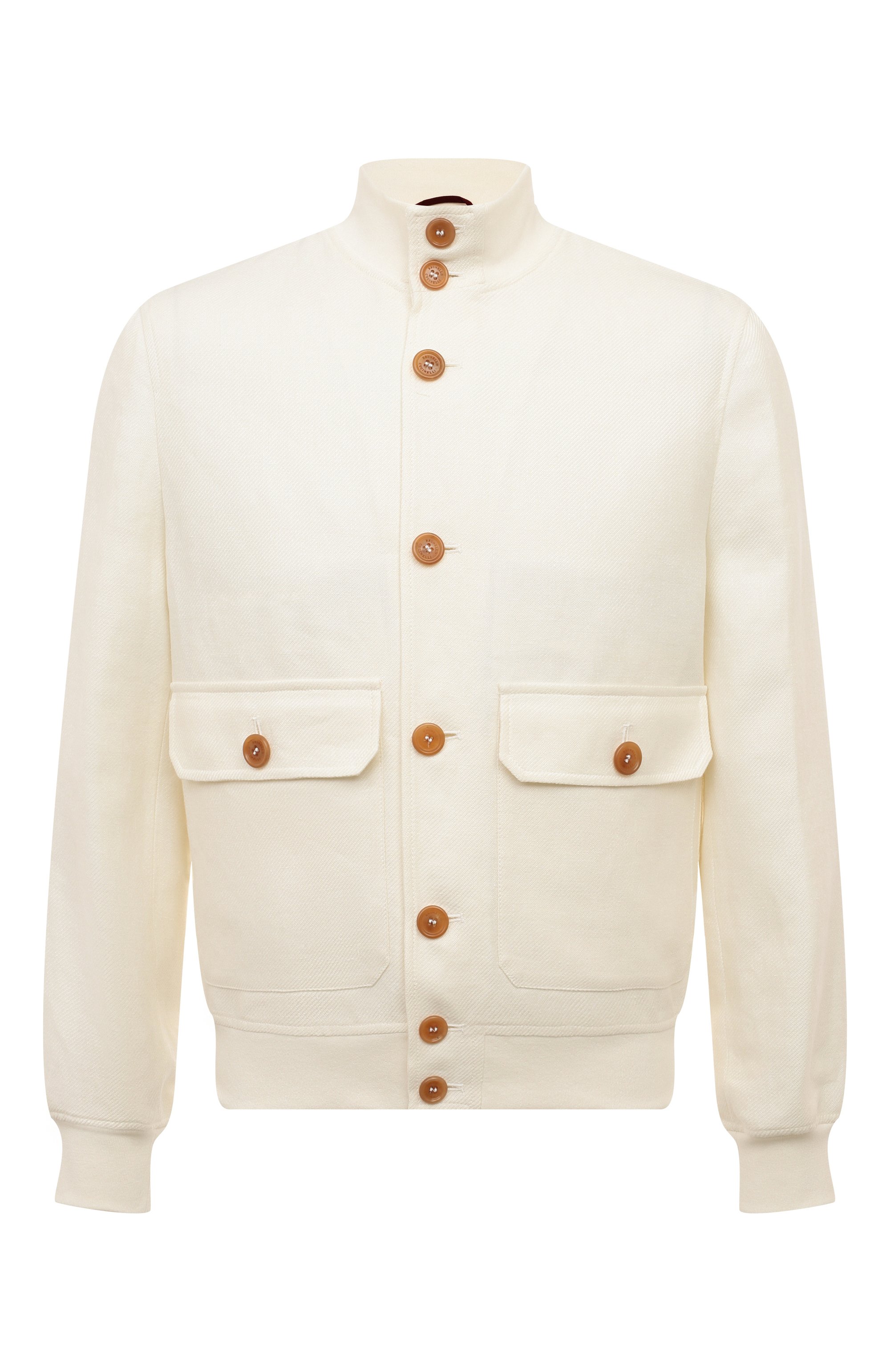 Бомбер изо льна и шерсти BRUNELLO CUCINELLI, арт. MW4826191, фото 1
