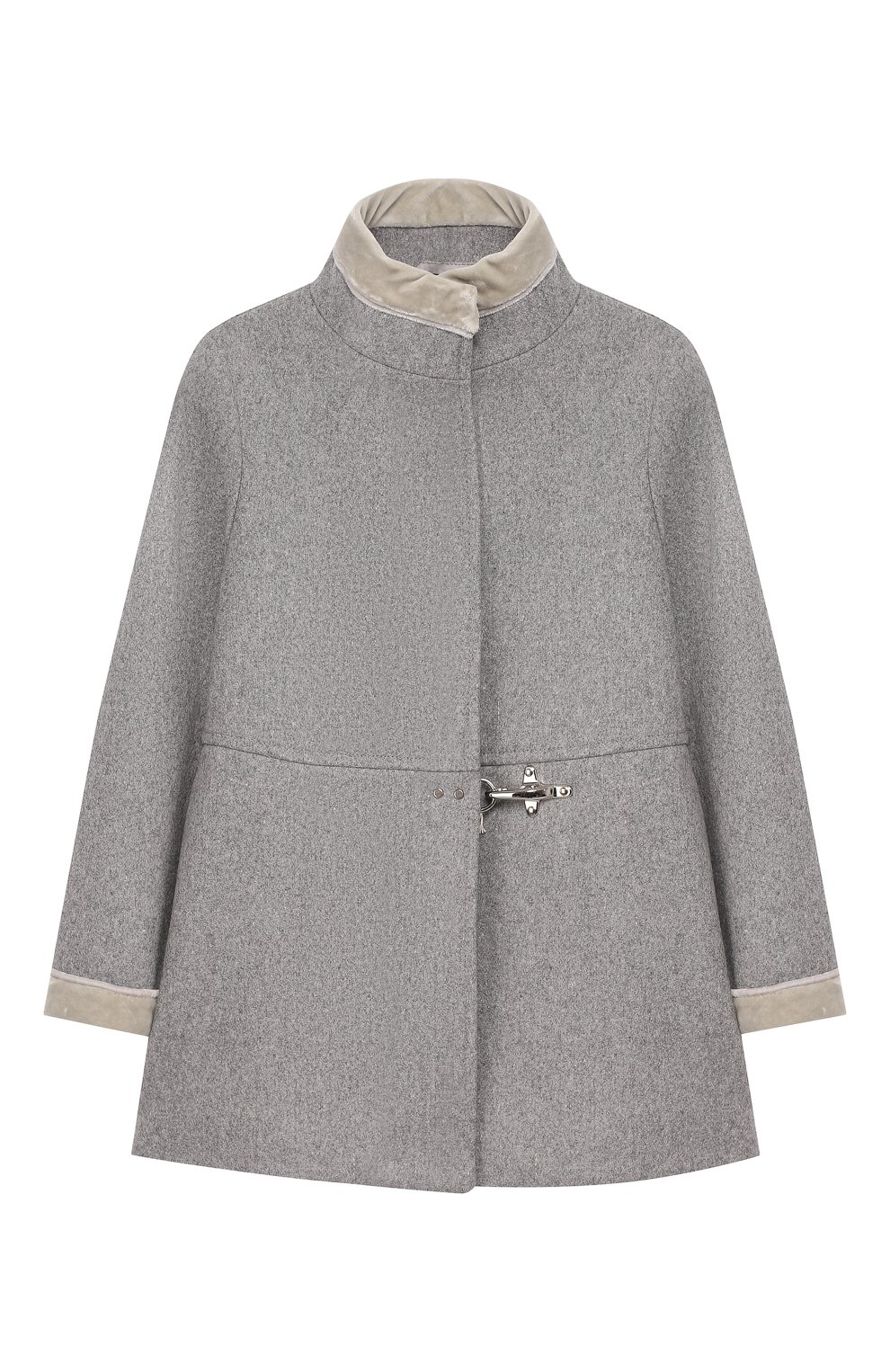 Шерстяное пальто с воротником-стойкой FAY JUNIOR, арт. NBP50378070, фото 1
