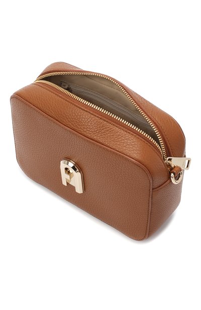 Сумка sleek mini FURLA коричневого цвета по цене 22200 руб., арт. BARXABR/HSF000, фото 4 Сумка sleek mini FURLA, арт. BARXABR/HSF000, фото 4