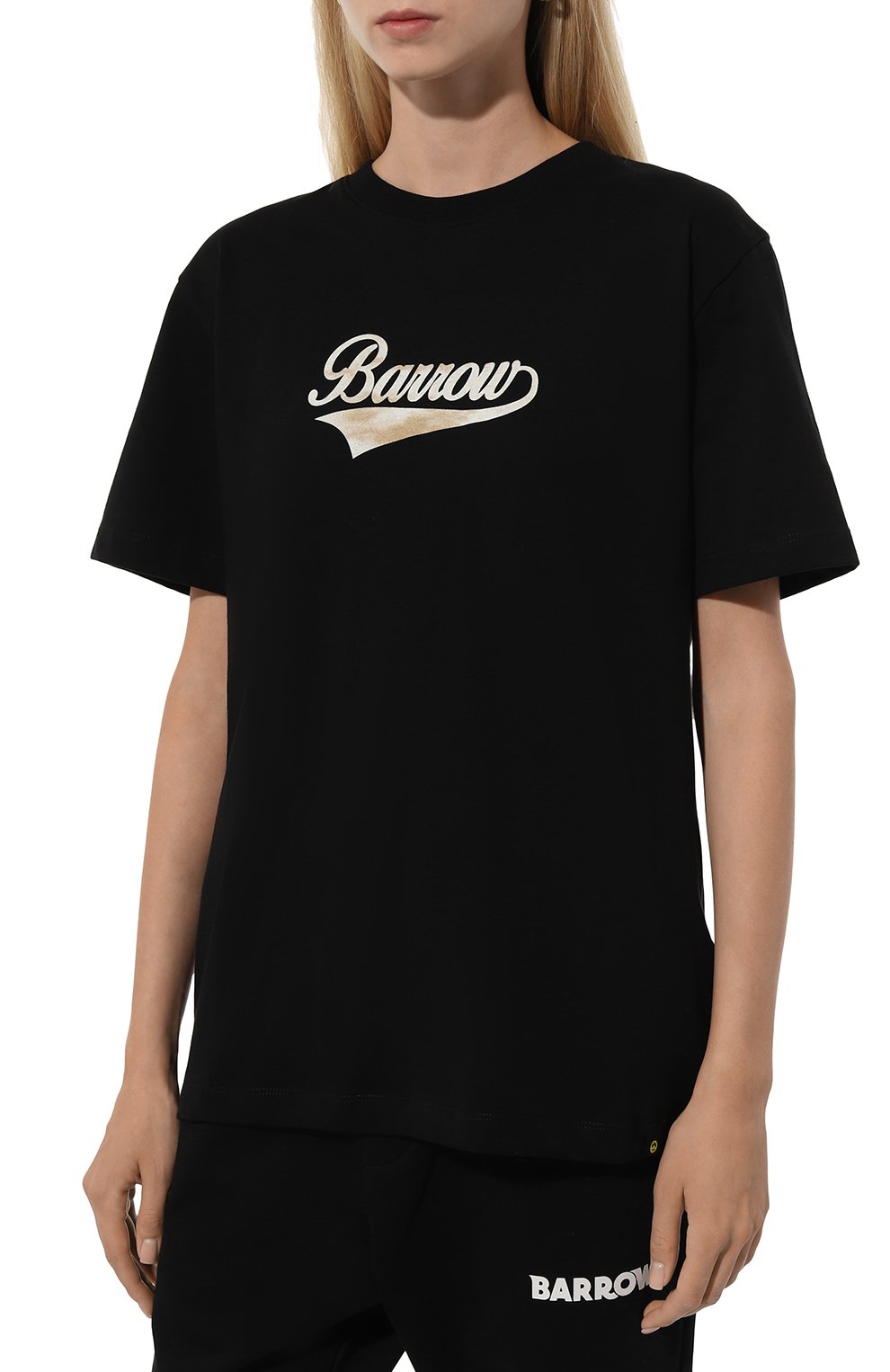Футболка BARROW черного цвета по цене 10750 руб., арт. F4BWW0TH073, фото 3 Футболка BARROW, арт. F4BWW0TH073, фото 3