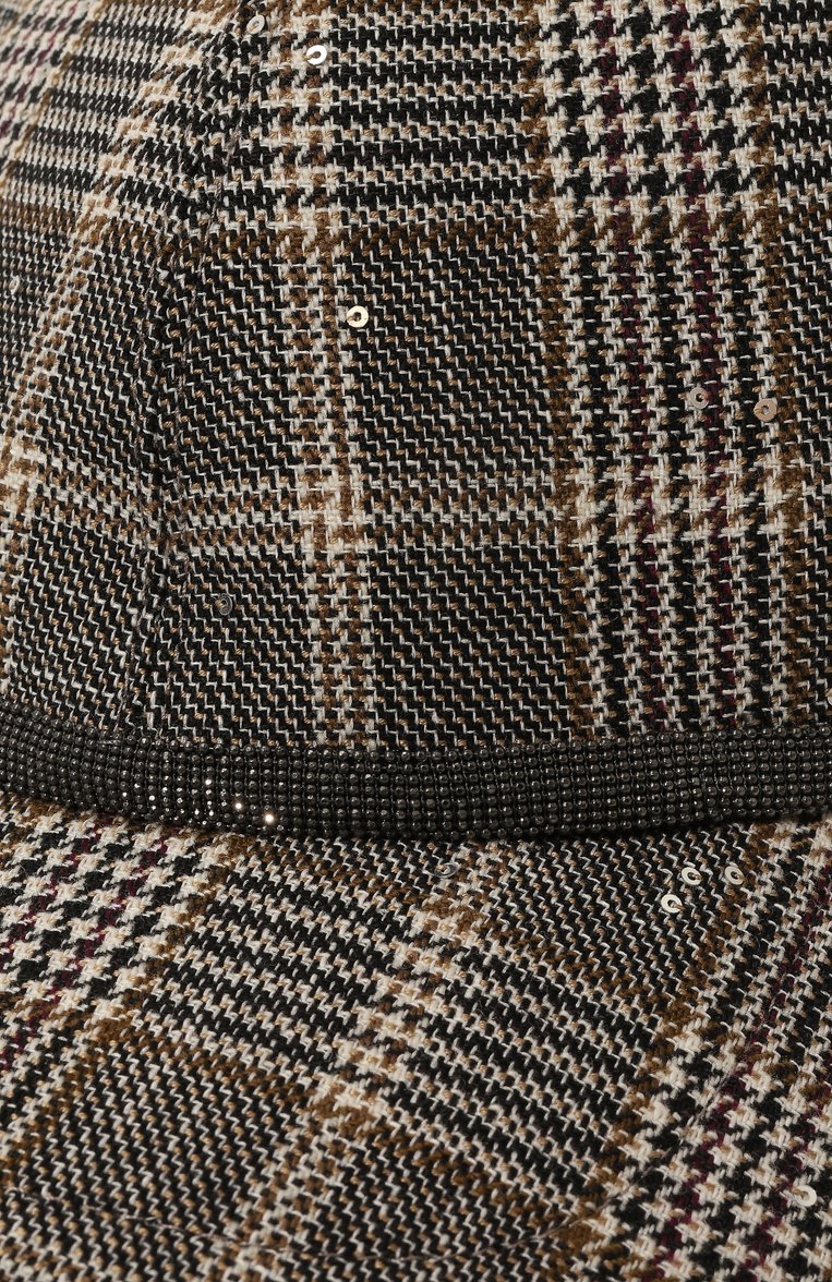 Бейсболка из шерсти и хлопка BRUNELLO CUCINELLI, арт. MCAP90186P, фото 1