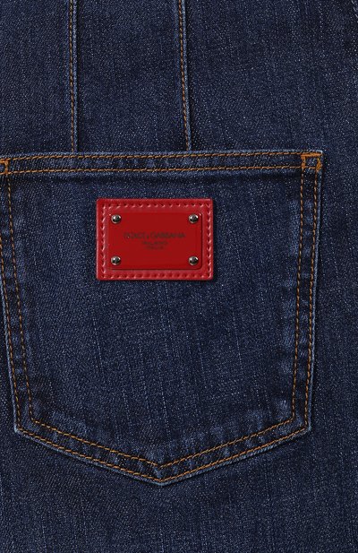 Джинсовые шорты DOLCE & GABBANA темно-синего цвета по цене 74800 руб., арт. FTAZ5D/G897M, фото 5 Джинсовые шорты DOLCE & GABBANA, арт. FTAZ5D/G897M, фото 5