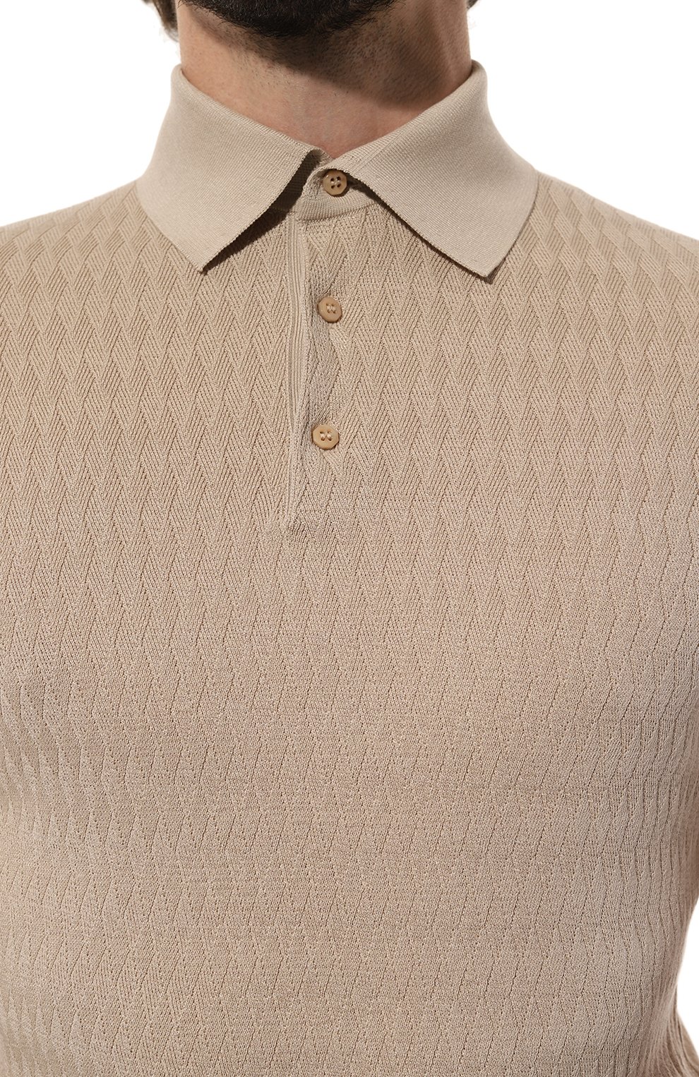 Поло из хлопка и шелка STEFANO RICCI, арт. K818066P13/F24171, фото 5