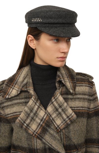 Шерстяное кепи ISABEL MARANT, арт. 23A/CQ003XFA-A3C17A, фото 2
