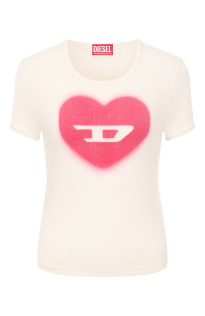 Женская хлопковая футболка DIESEL, арт. A12836/0SQAD