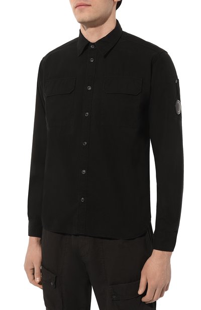 Хлопковая рубашка C.P. COMPANY, арт. 16CMSH157A002824G, фото 3