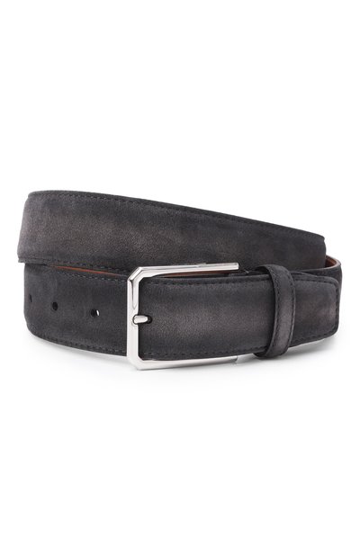 Мужской замшевый ремень SANTONI, арт. CM35VC003B91EACD